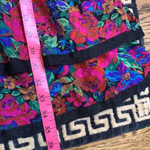 Vintage, retro silk 80’s dress - Picture 6 of 8